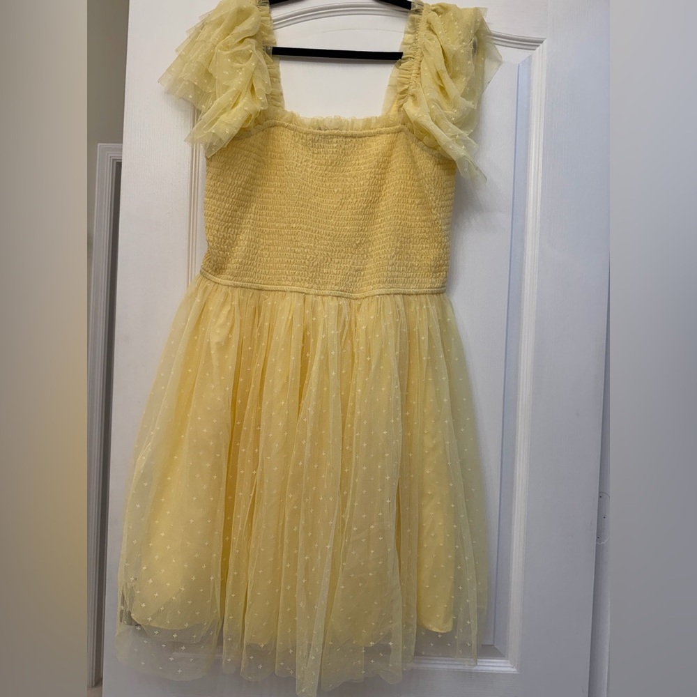 Jessakae ruffled yellow  Dress